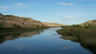 photo of river in red deer